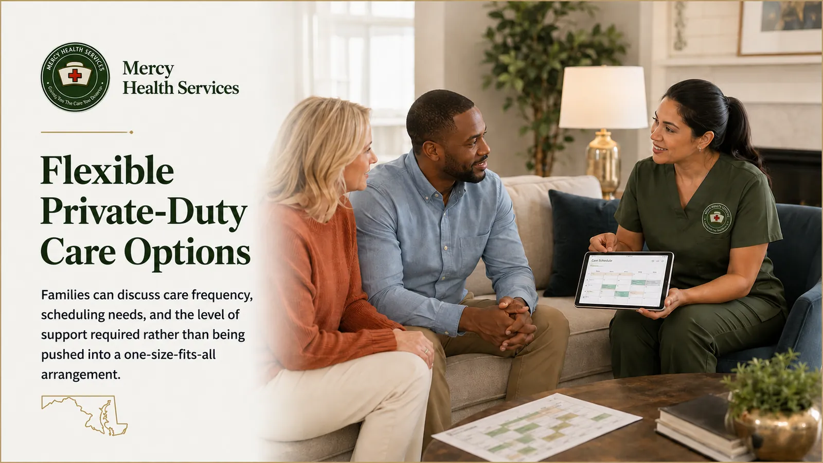 Flexible private-duty care options