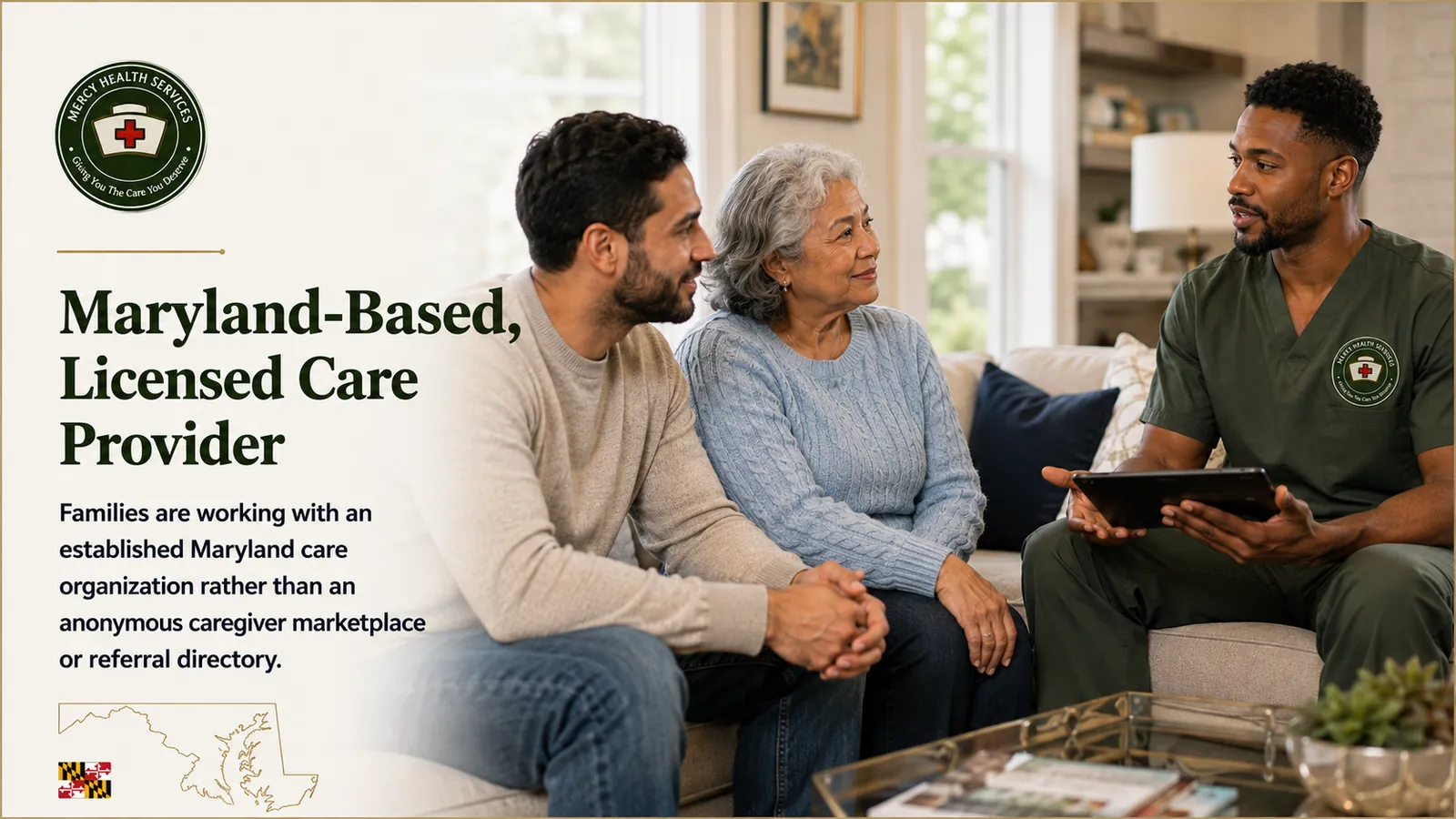 Maryland-based, licensed care provider